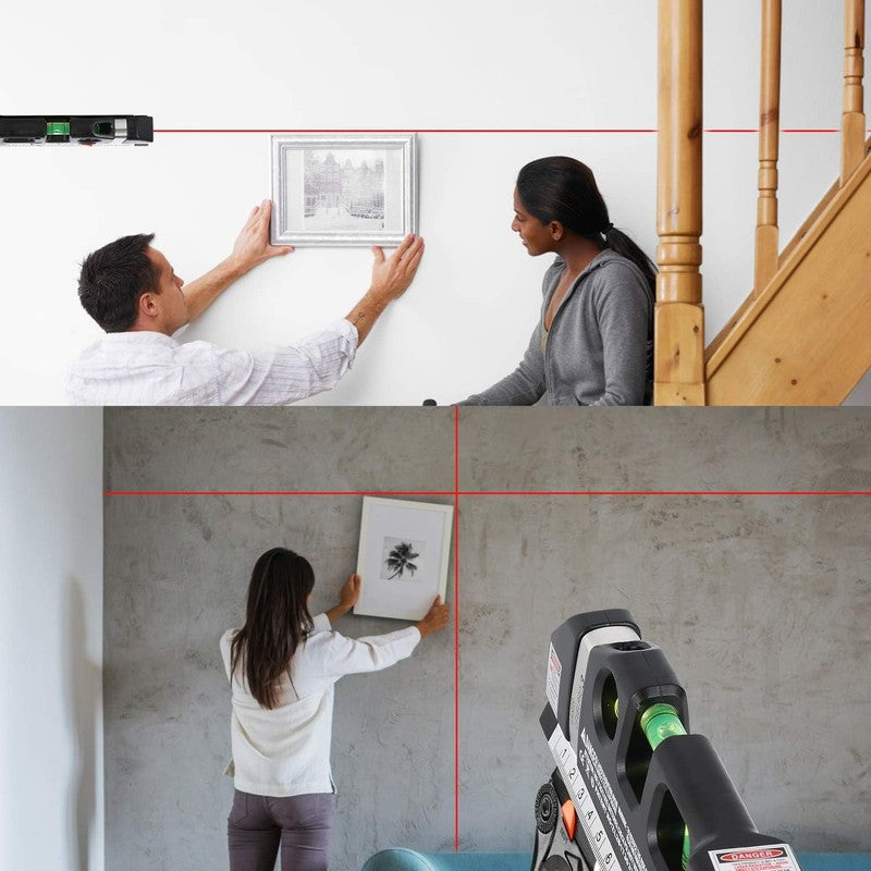 Laser Level Line Tool, Multipurpose Laser Level Kit Standard Cross Line Laser Le3