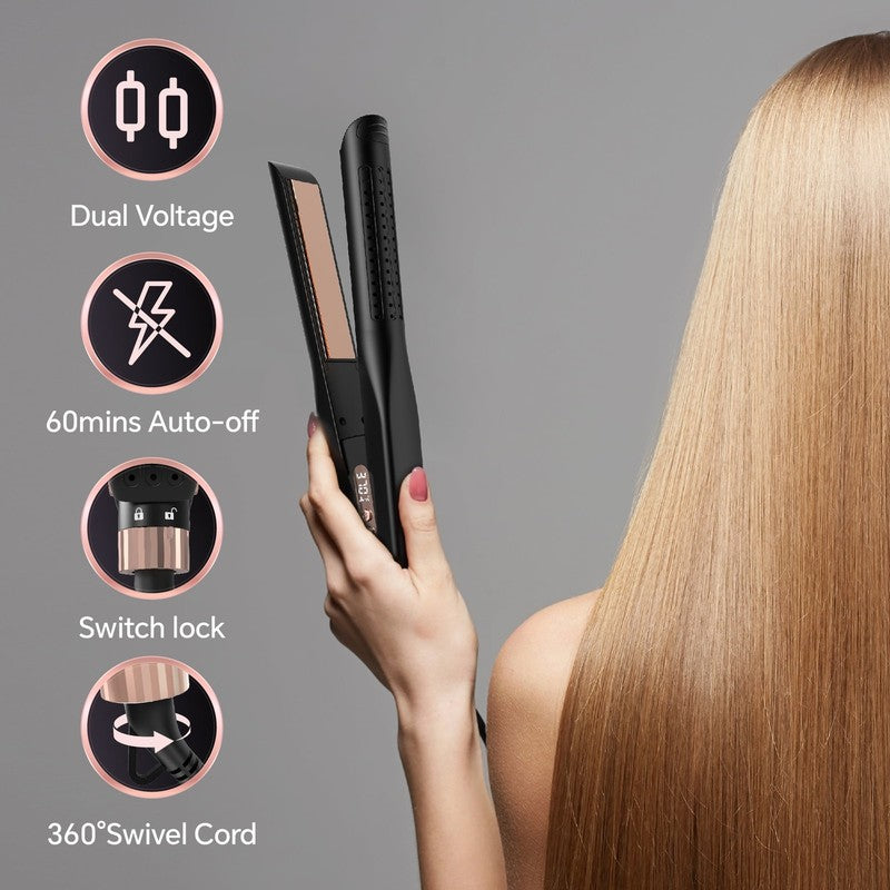 Airflow Styler Hair Straightener 1 Inch Curling Wand Cool Air Flat Iron6
