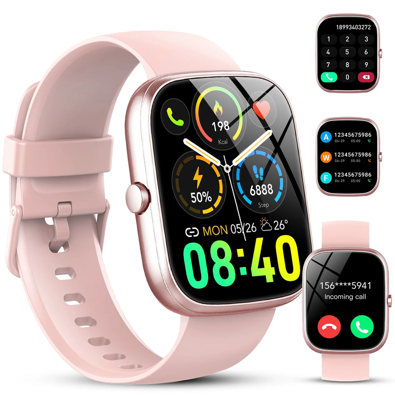 1.91" HD Smart Watch Android iPhone Call Fitness Tracker IP68 Waterproof10