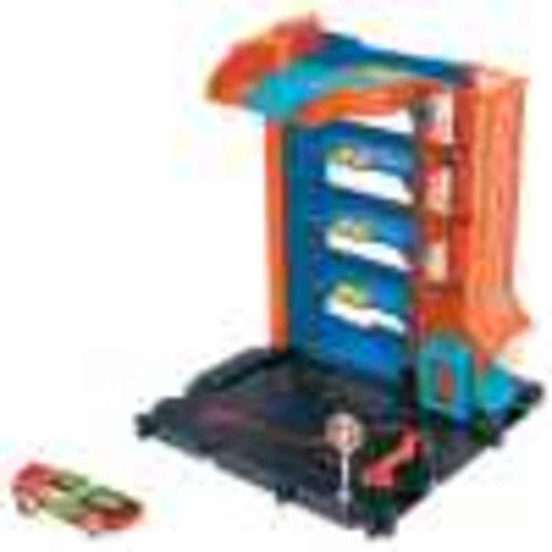 City Downtown Car Park Playset, Gift for Kids Ages 4 to 85