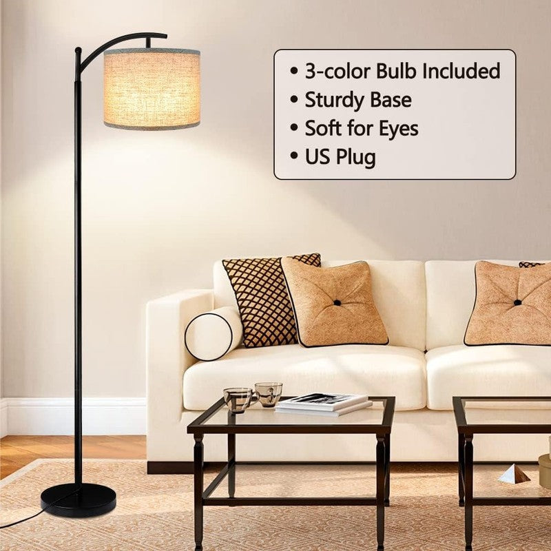 Floor Lamp for Living Room with 3 Color Temperatures LED Bulb, Standing Lamp Tal6