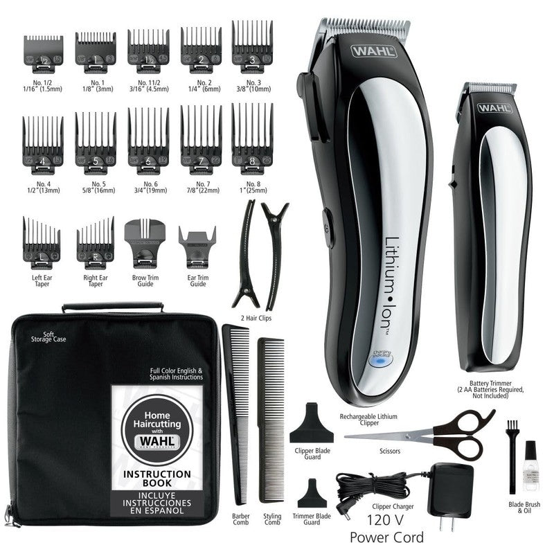 USA Clipper Rechargeable Cordless Haircut & Grooming Kit - Model 79600-2101P5