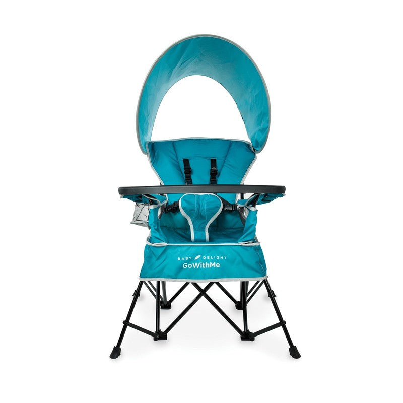 Go with Me Jubilee Deluxe Portable Infant Chair, Removable Canopy, Teal2