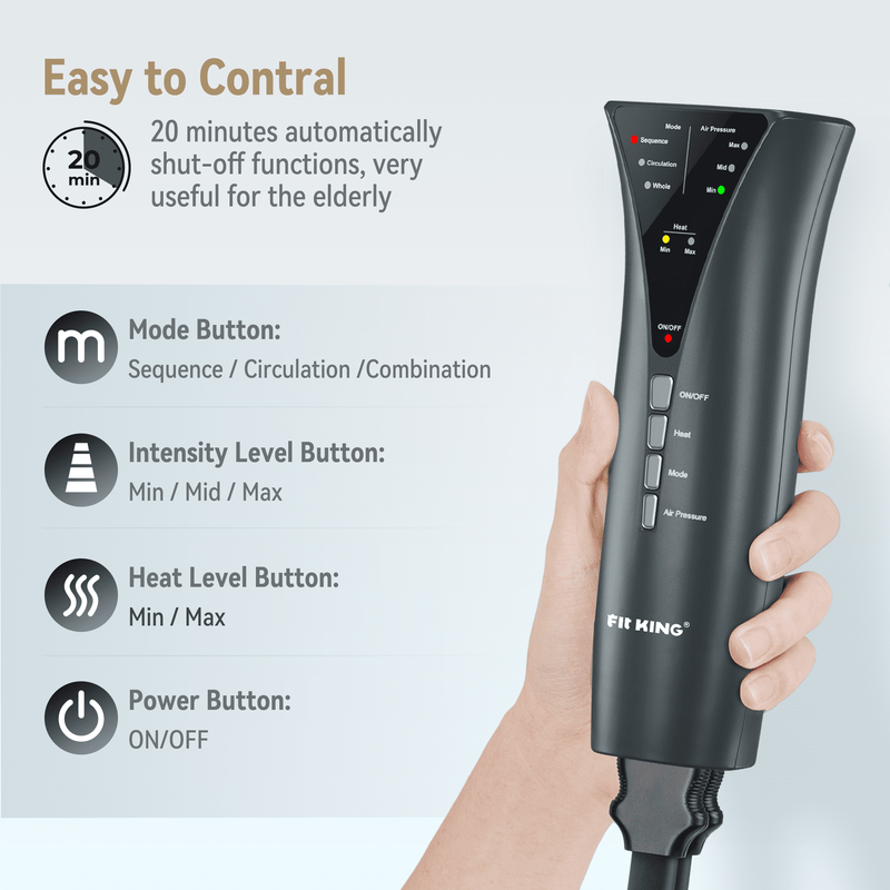 Heated Calf Air Compression Massager Circulation Gift FSA/HSA1