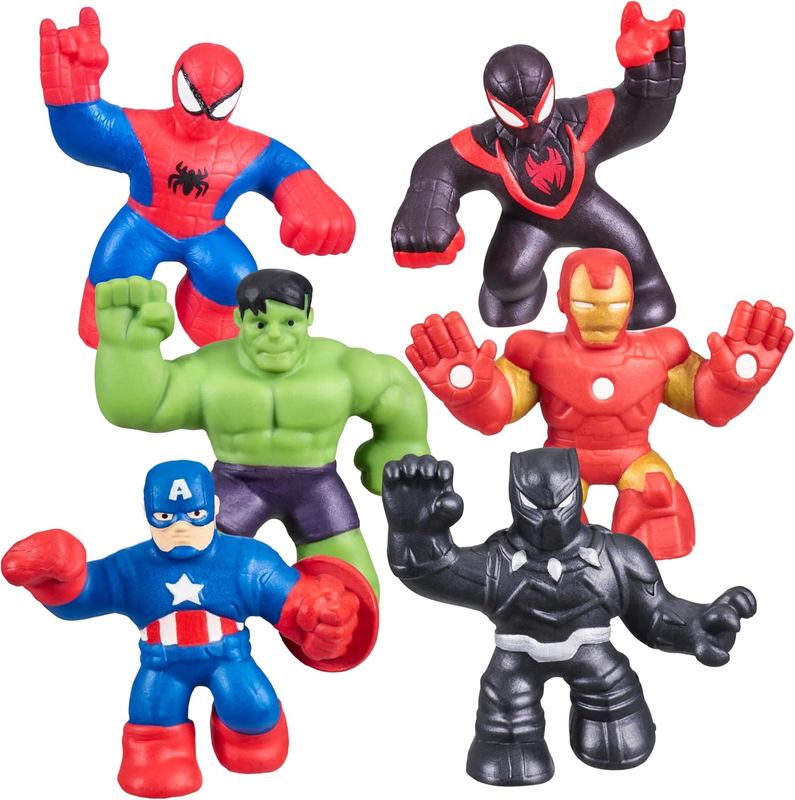 Marvel Mega Mini 6 Pack Squishy Stretchy Superhero Toy Set9