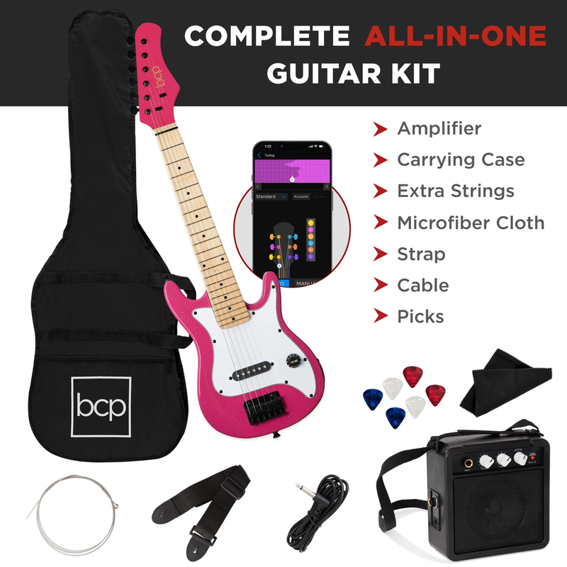 Walmart Exclusive 30In Kids Electric Guitar Beginner Starter Kit W/ 5W Amplifier4