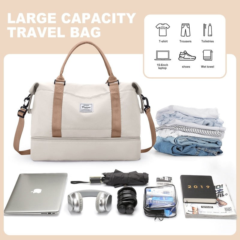 Weekender Bags for Women, Travel Duffel Bags with Shoe Compartment,Personal Item4