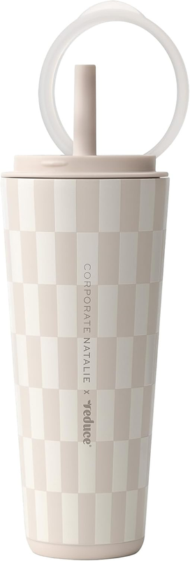 32oz Stainless Steel Insulated Tumbler Spill Proof Flip Lid Cold 32H Feeling9