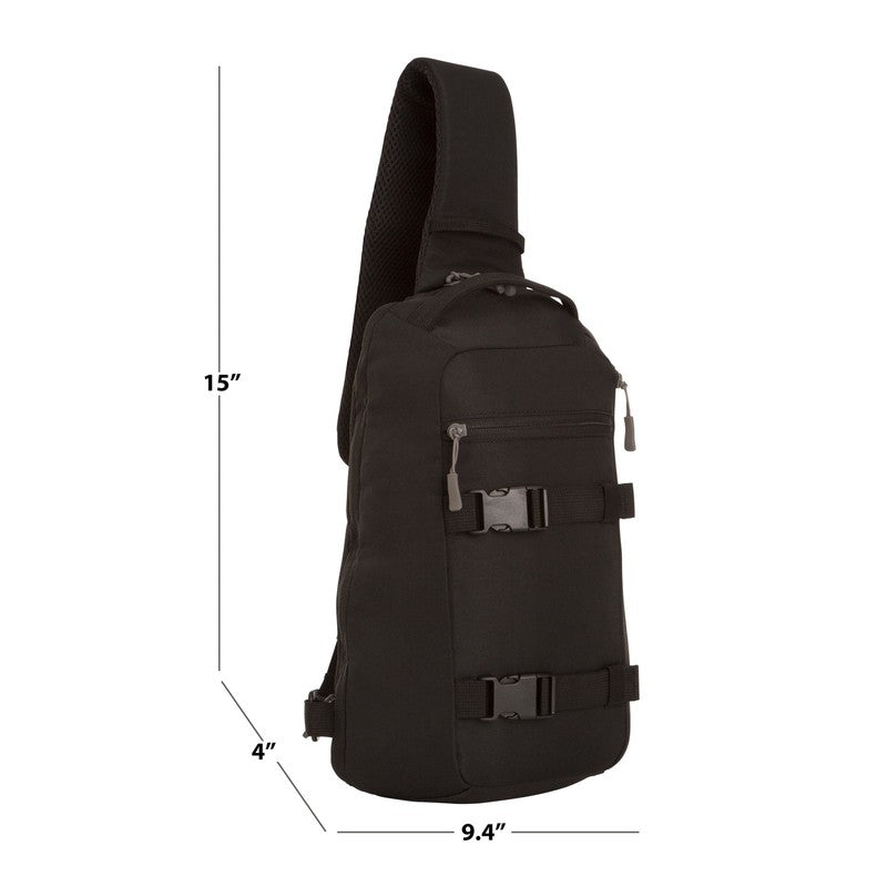 9L Unisex Adult/Teen Sling Pack Polyester Messenger Bag, Taupe10