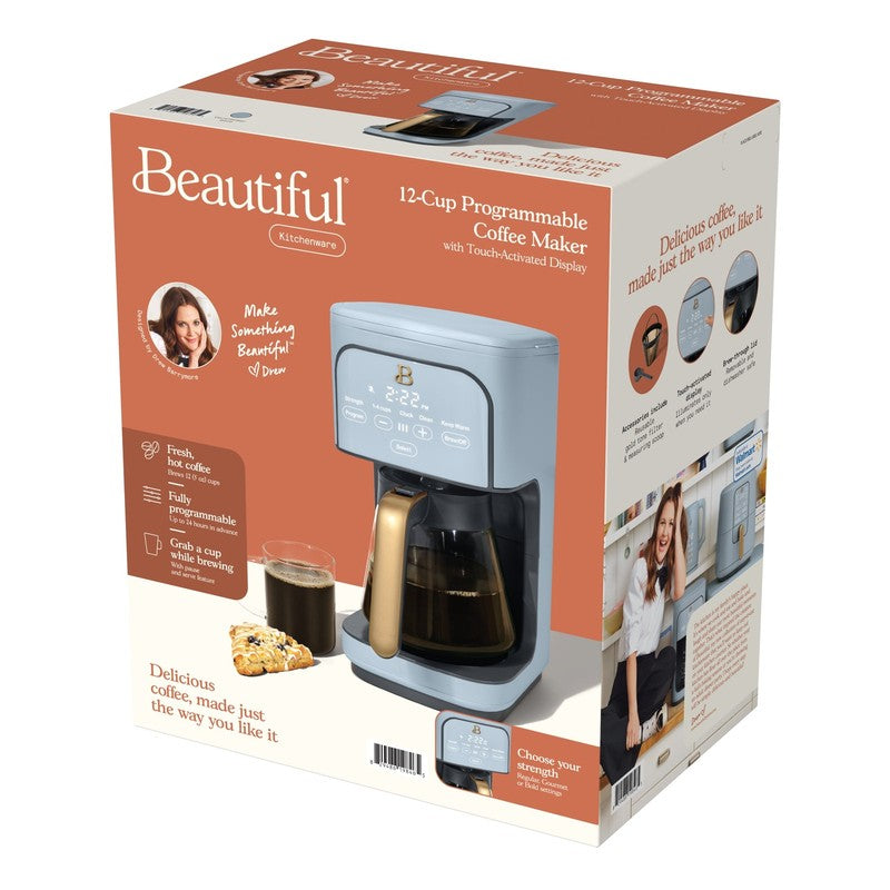 12 Cup Programmable Coffee Maker, Cornflower Blue by Drew Barrymore11