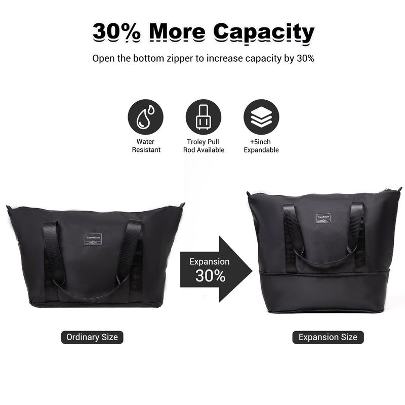 6-Piece Hardshell Luggage Set - Lightweight Suitcase with Carry-On Backpack, Duf5