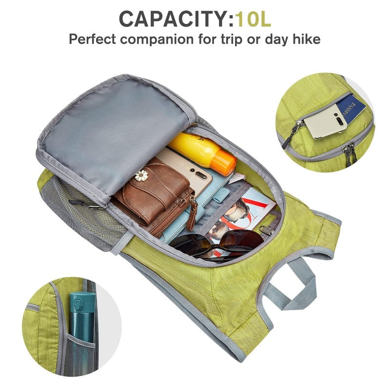 10L/15L/20L Hiking Backpack Lightweight Packable Hiking Daypack Small Travel Out4