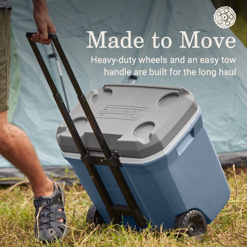 316 Series 60QT Hard Chest Wheeled Cooler, Lakeside Blue2