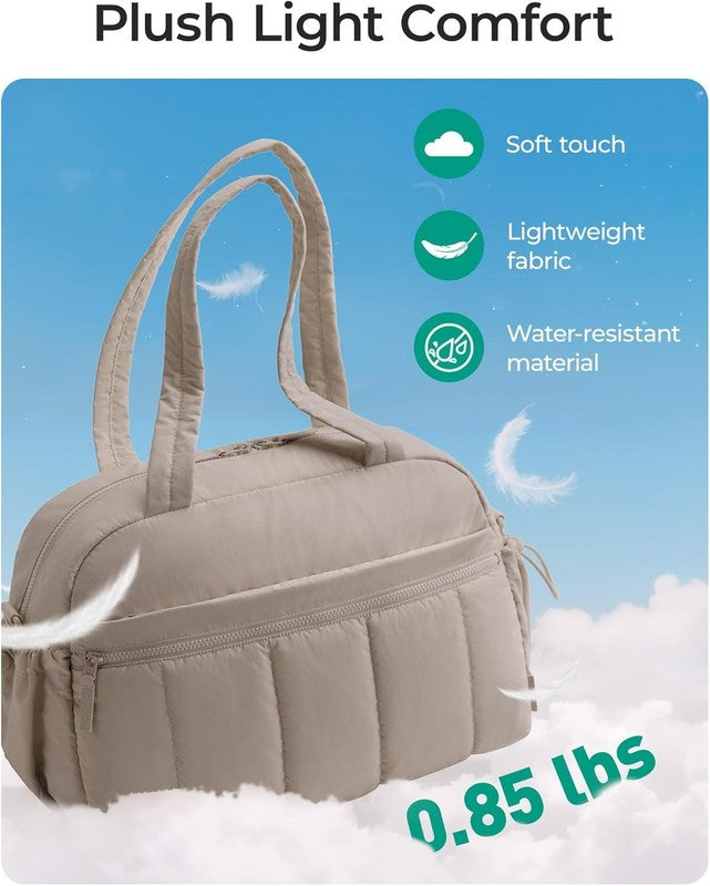 Gym Bag for Women, Duffle Bag for Travel with Wet Pocket, Lightweight Carry on W3