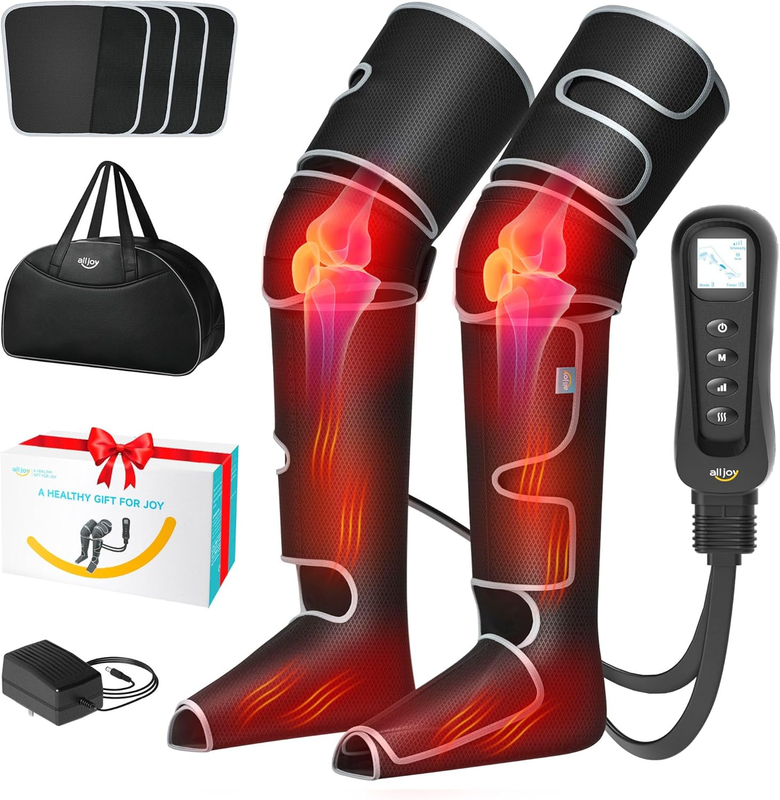 Leg & Foot Massager with Heat & Compression for Pain, Circulation & Gifts10