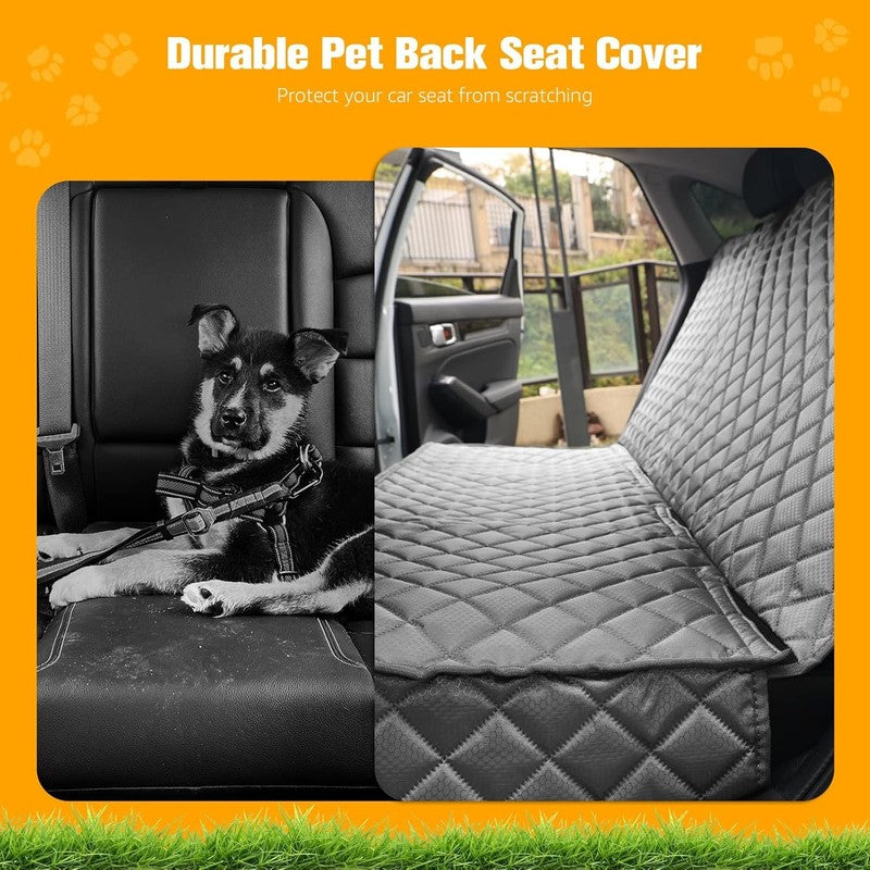 PETICON Waterproof Scratchproof Pet Bench Seat Cover, Nonslip Durable Gray1
