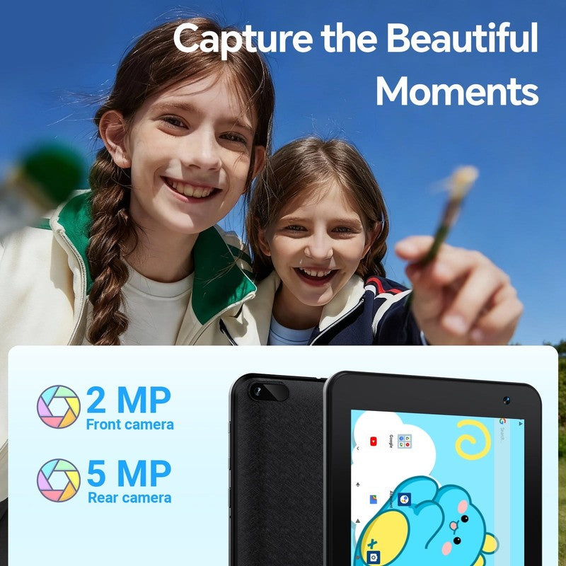 7 Inch Kids Tablet, 4GB RAM 32GB ROM Android Kids Tablet with Parental Control, 6