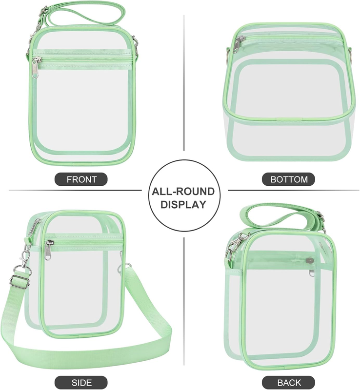 Clear Stadium Approved Crossbody Bag Transparent Messenger Bag6