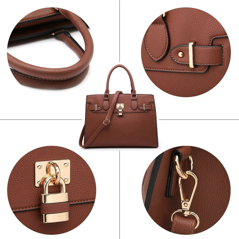 Women Handbag Purse Shoulder Top Handle Satchel Tote Work Bag Clutch6