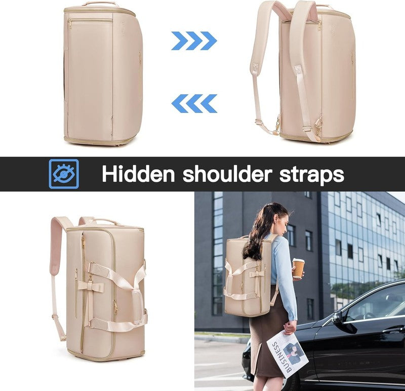 3in1 Garment Duffle Bag Waterproof Suit Travel Bag w/ Shoe Compartment5