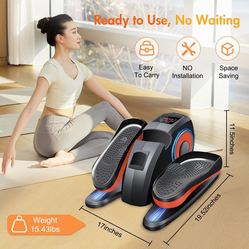 Under Desk Elliptical for Seniors - Remote Control, 12 Speed Exerciser2