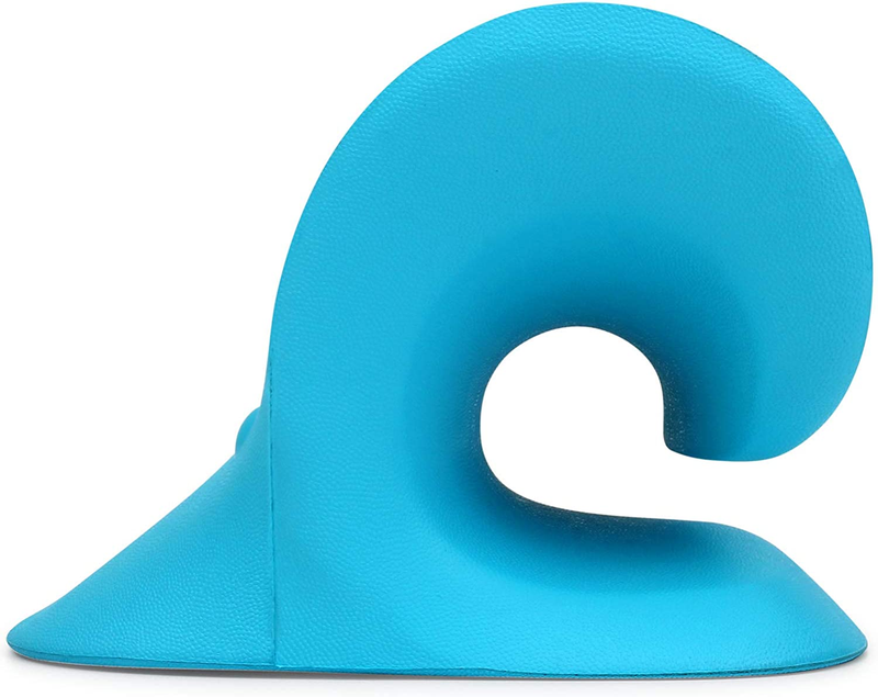 Neck Shoulder Relaxer Cervical Traction Device TMJ Pain Relief Blue3