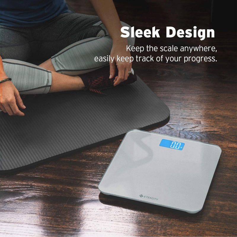 Bathroom Scale Digital Body Weight 400lb White Step On Accurate Scale5