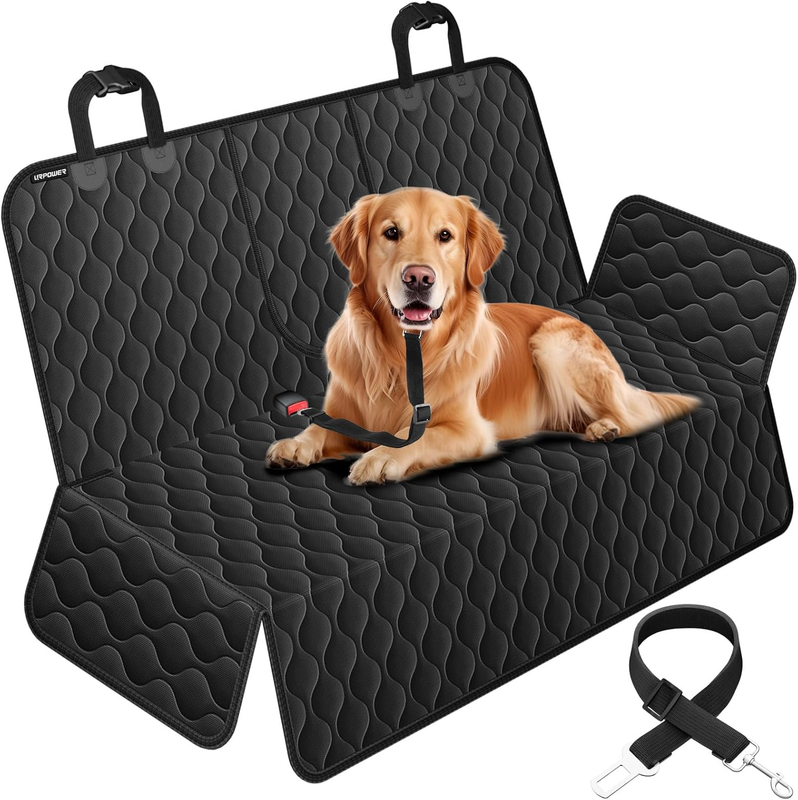Dog Car Seat Cover Back Seat, Waterproof Bench Cover w/ Armrest Fit, Nonslip8