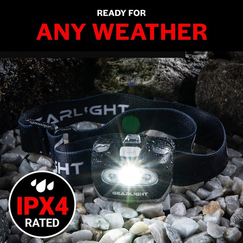 2Pack LED Headlamp - Bright, Lightweight, 7 Modes, Adjustable for Camping7