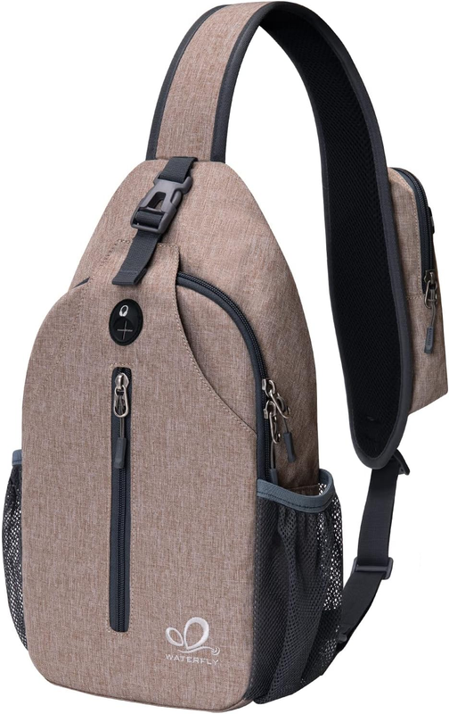 Flaxen Crossbody Sling Backpack Travel Hiking Chest Bag Daypack8