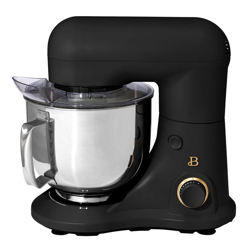 Beautiful 5.3 QT Stand Mixer w/ Flat Beater, Dough Hook by Drew Barrymore Black0