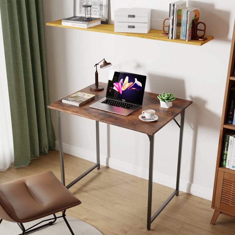 Modern 32" Writing Desk Home Office Workstation Vintage6