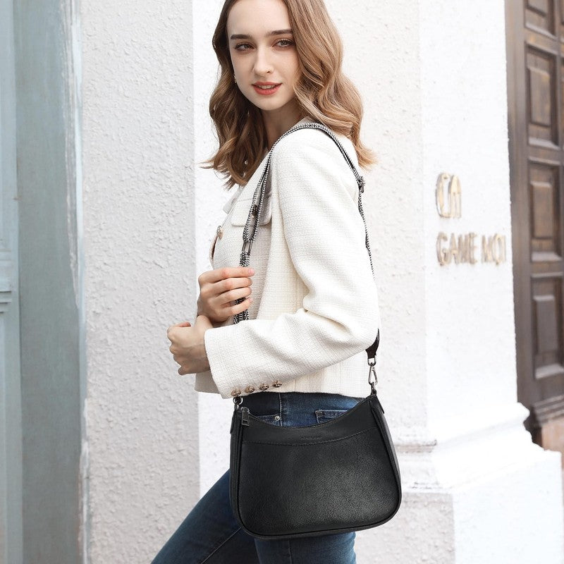 Trendy Leather Crossbody Purse with Adjustable Strap, Women'S Shoulder Handbag1