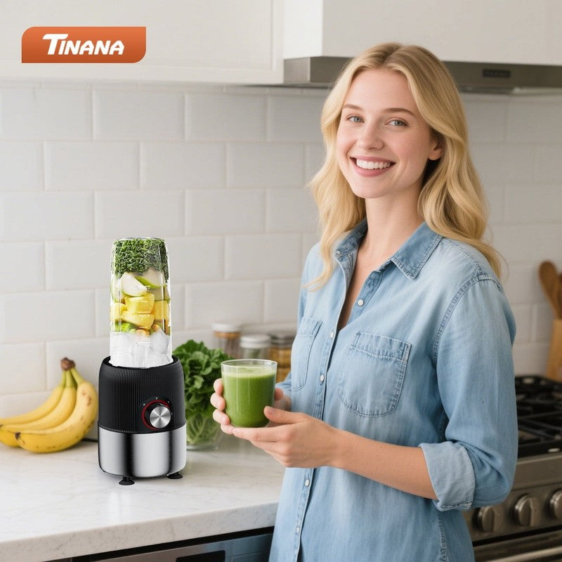 Personal Drink Mixer Blender, Portable Single Serve Blender For-Smoothies 18 Oz,5