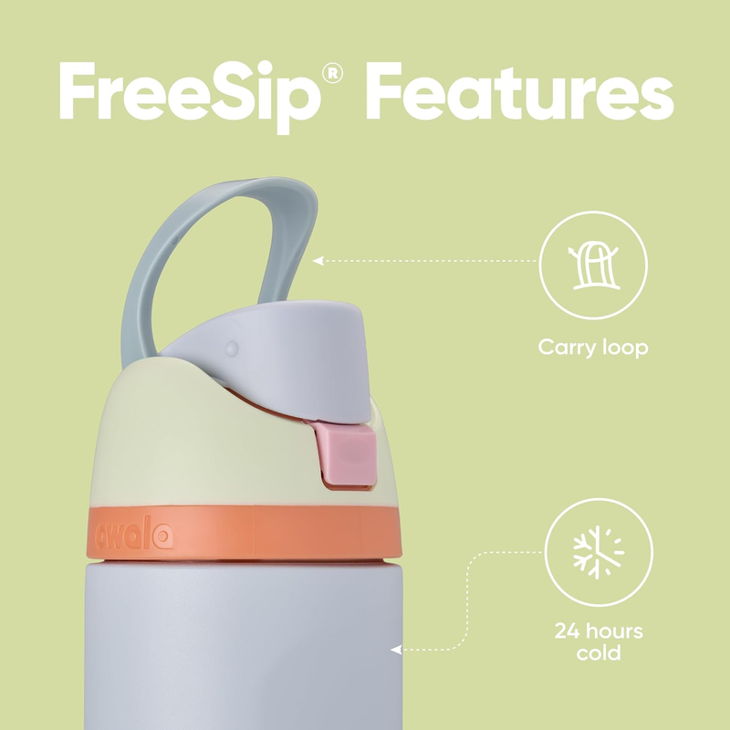 Owala FreeSip 24oz Insulated Stainless Steel Bottle Beach House2