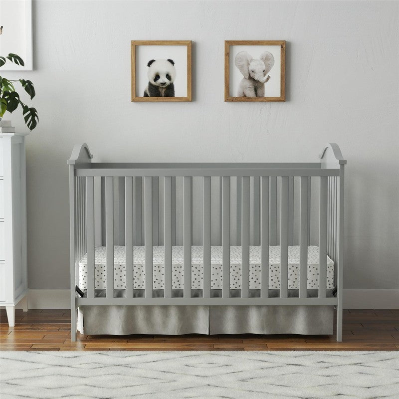Adele 3-In-1 Convertible Crib, Light Gray4