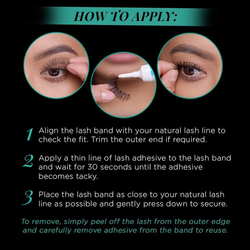 Natural 106 False Eyelashes - Lightweight, Long-Lasting, 4 Pack for Daily Use4