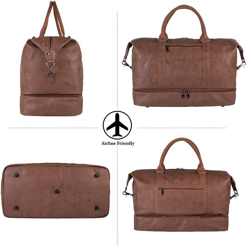 Weekender Overnight Bag Carry on Bag Travel Bag with Shoe Pouch4