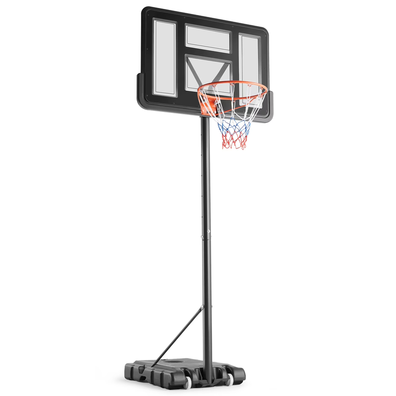 44" Shatterproof Backboard Basketball Hoop, 4.2 10Ft Adjustable Height, Portable9