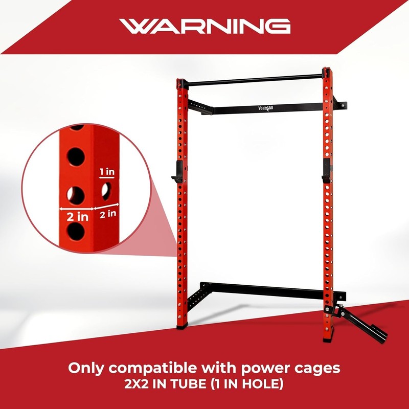 Power Rack J-Hooks Heavy Duty 2x2 & 3x3 Barbell Holders1