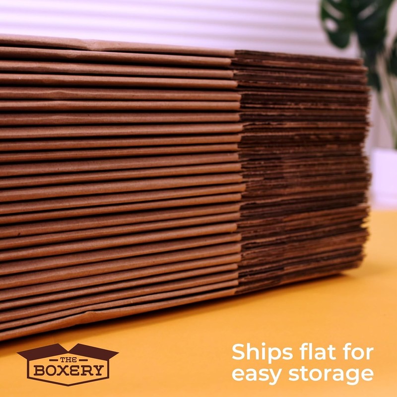 Durable 8x6x3 Brown Corrugated Shipping Boxes   25 Pack, Eco Friendly, USA Made5