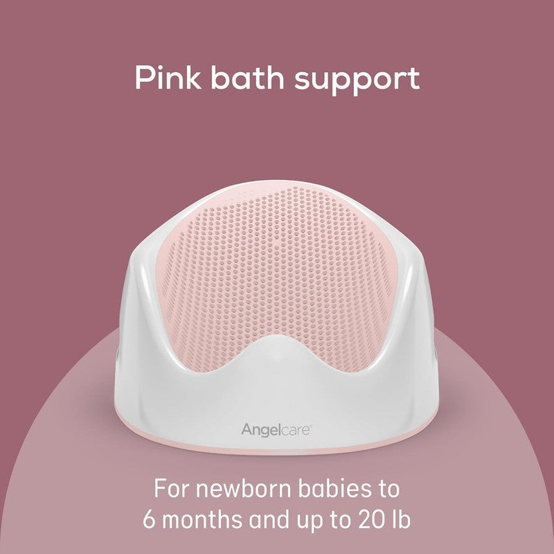 Baby Bath Support (Pink) | Ideal for Babies Less than 6 Months Old1