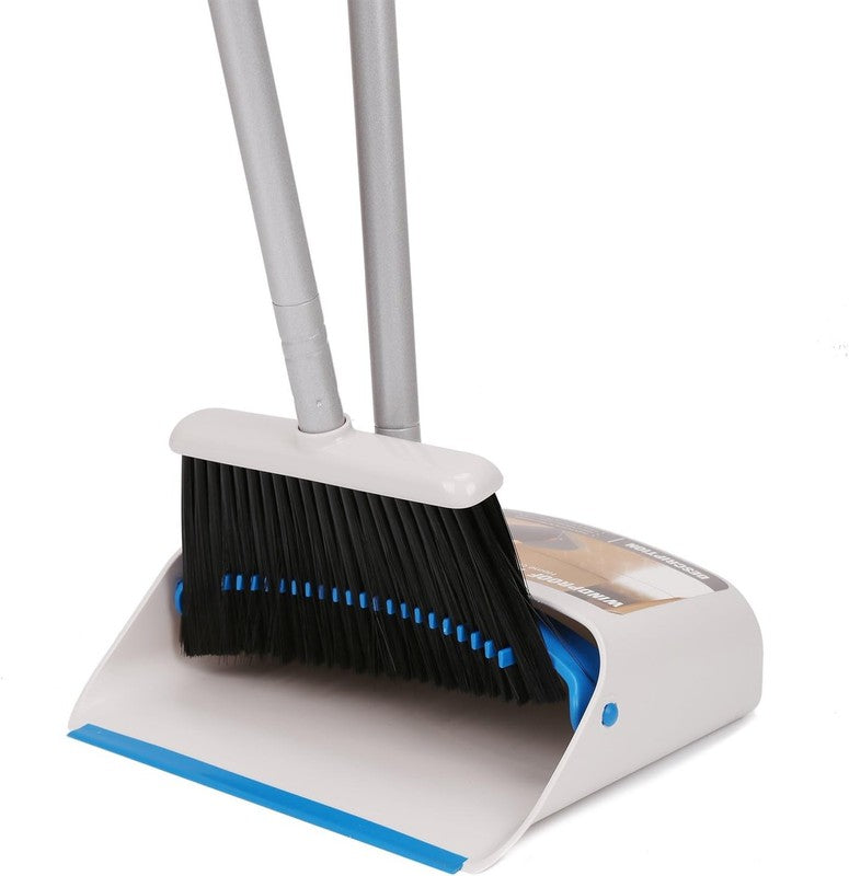 Ergonomic Long Handle Broom and Dustpan Set for Easy Floor Cleaning7