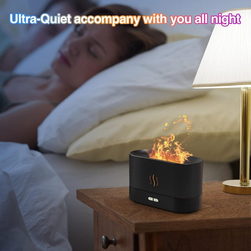 Colorful Flame Air Aroma Diffuser Humidifier, Upgraded 7 Flame Colors Noiseless 5