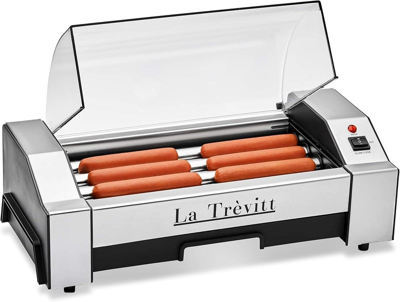 Hot Dog Roller Grill Cooker Machine 6 Dog Capacity Sausage Maker5
