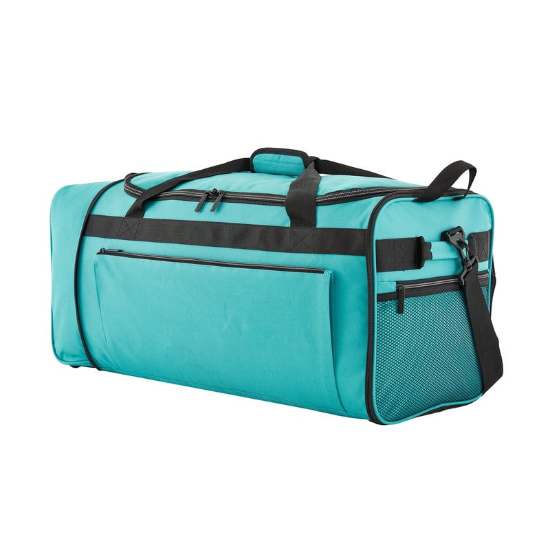 28 Inch Large Collapsible Rolling Duffel Bag for Travel Teal0