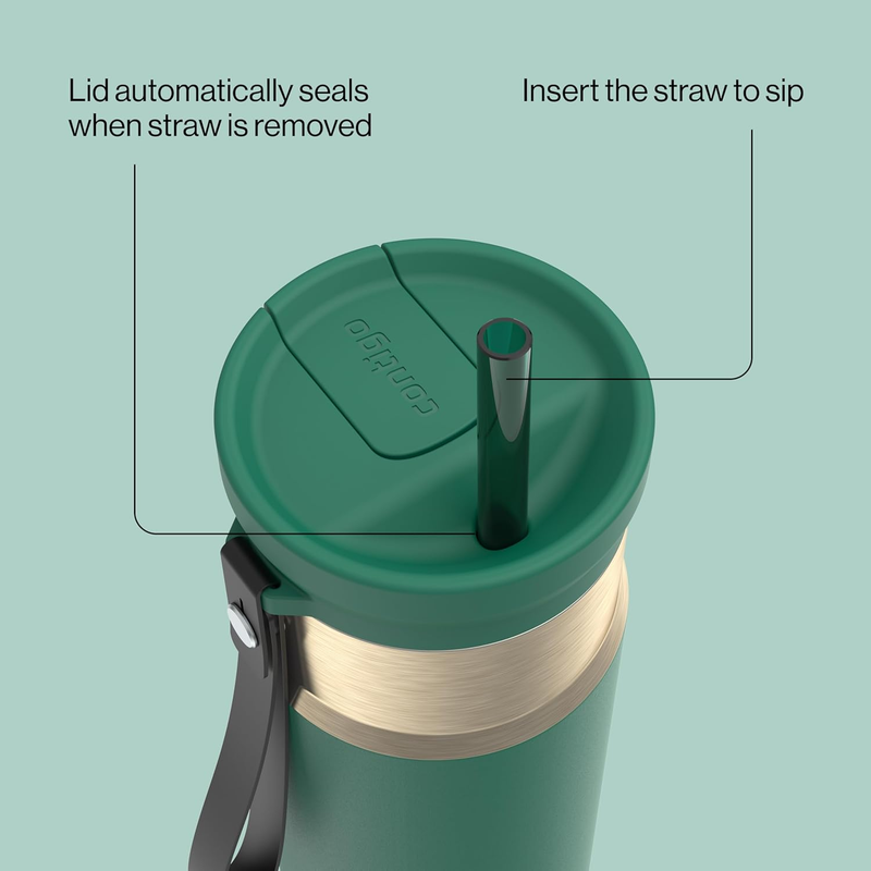 Snapseal 24oz Stainless Steel Vacuum Insulated Autoclose Lid BPA Carry Strap3