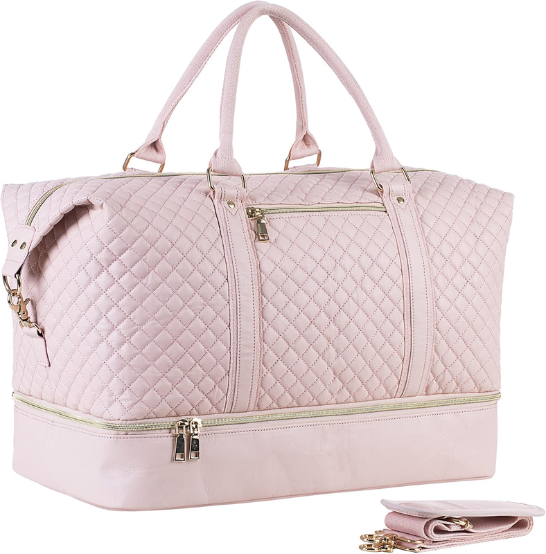 Weekender Overnight Bag Carry on Bag Travel Bag with Shoe Pouch10