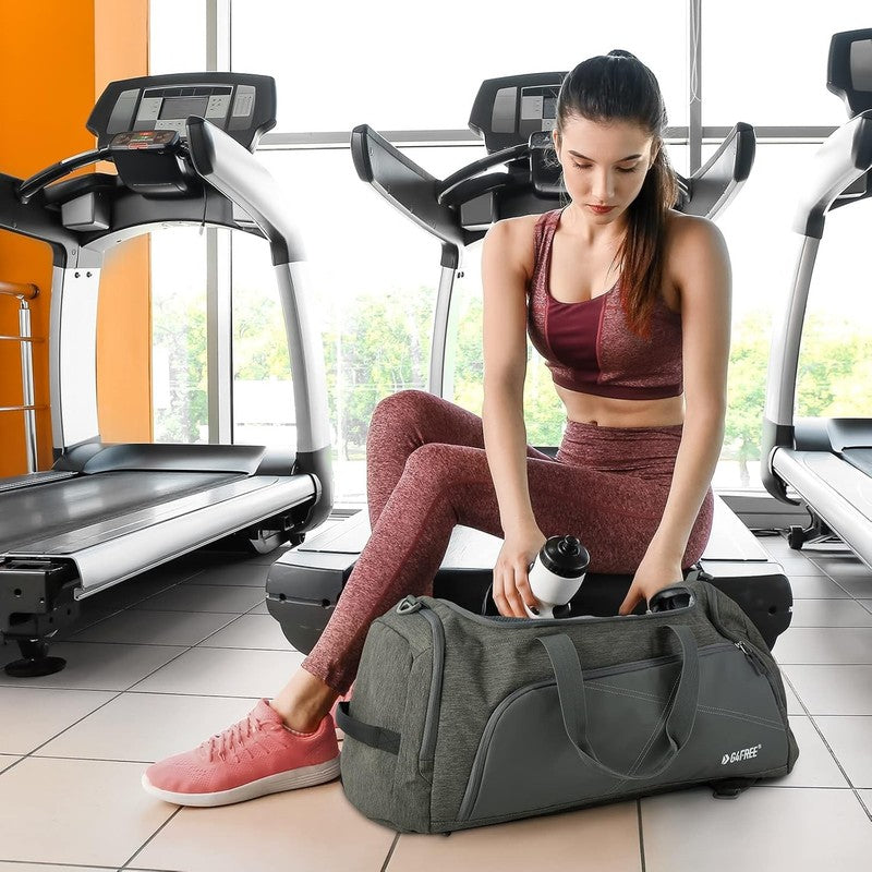 45L 3 Way Duffle Backpack Gym Bag Wet Pocket Shoes Compartment Travel6