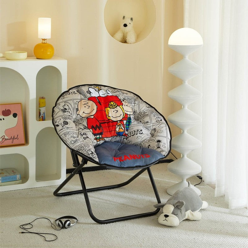 Folding Saucer Chair for Teens and Adults, Multi1
